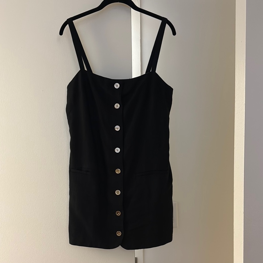 J.Crew Linen Button Front Mini Dress